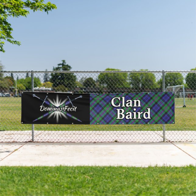 Hochland-Festival-Clan-Baird-Zelt Banner (Insitu)