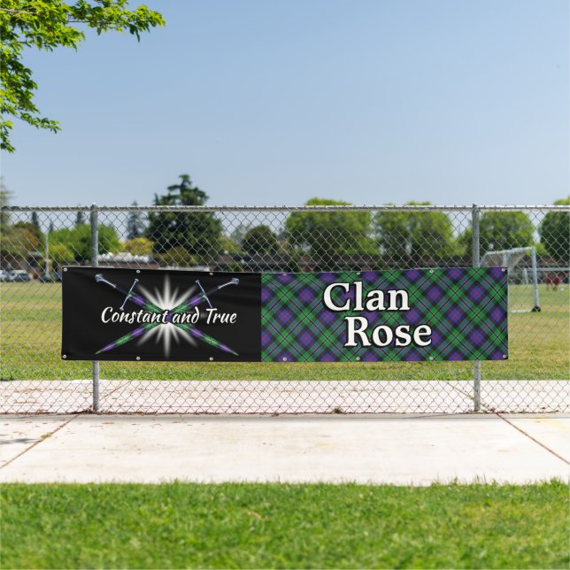Hochland-Festival-Clan-Rosen-Zelt Banner (Insitu)