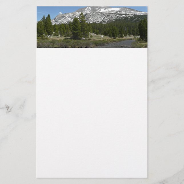 Hochland-Hochgebirge II bei Yosemite Briefpapier (Vorderseite)