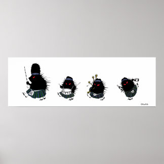 Hochland-Igel Poster