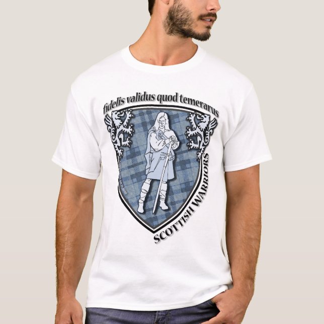 Hochland-Krieger horizontales cpy T-Shirt (Vorderseite)