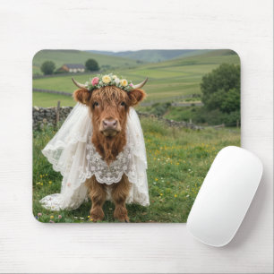 Hochland-Kuh Braut Mousepad