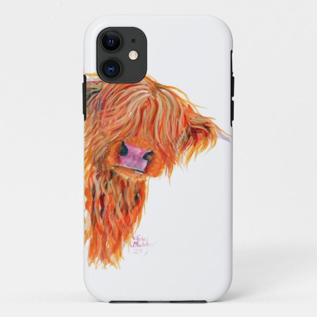 Hochland-Kuh "Peekaboo" für Iphone und Samsung Case-Mate iPhone Hülle (Rückseite)