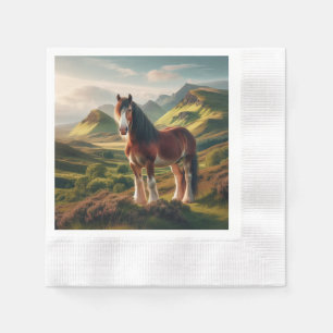 Hochland Schottland Clydesdale Serviette
