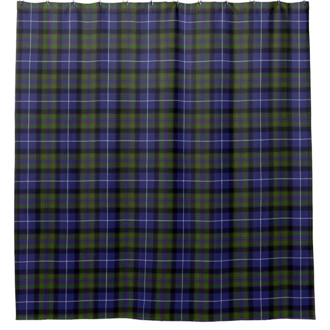 Hochland-Stolz des Schottlandtartan-Vorhangs Duschvorhang (Vorderseite)