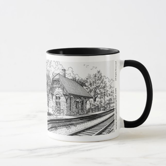 Hochland-Zug-Stations-Tasse Tasse (Rechts)
