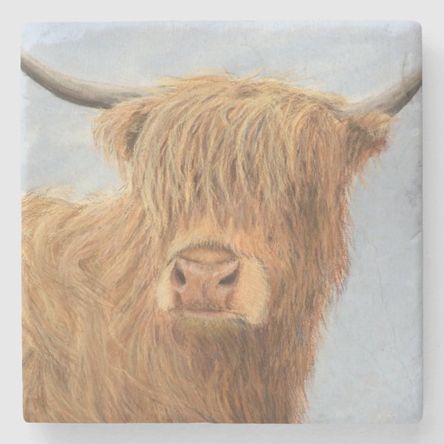 Hochländer Steinuntersetzer (Vorderseite)