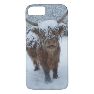 Hochlandkuh im Fall Snow iPhone Case-Mate iPhone Hülle