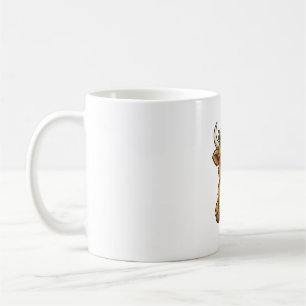 Hochlandkuh-Shirt Süße Sonnenblume Kalb Kunst Kaffeetasse