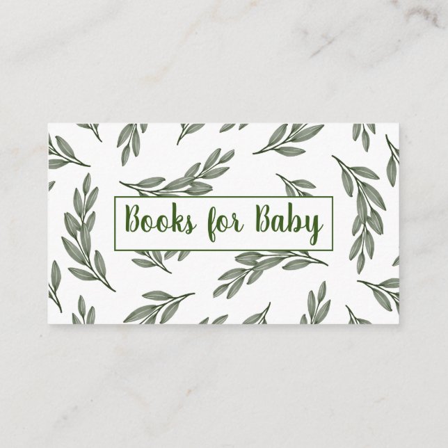 Hochlandkuhbücher für Babys Begleitkarte (Rückseite)