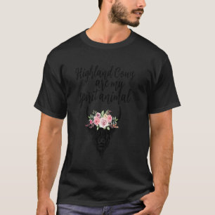 Hochlandkühe sind meine spirituellen Frauen Mädche T-Shirt