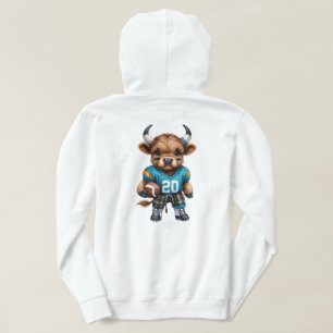 Hochlandkühe und Football Hoodie