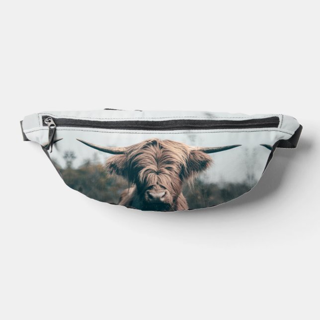 Hochlandkuhportrait Bauchtasche (Ablage )