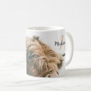Hochlandportrait individuelle Name Kaffeetasse