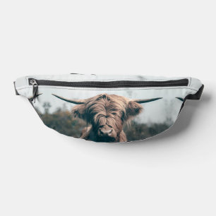 Hochlandrind-Porträt Bauchtasche