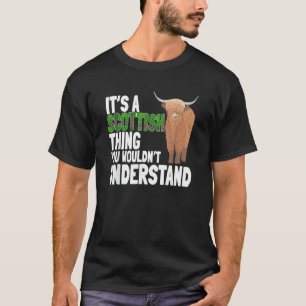Hochlandrind Schottischer Landwirt Viehzüchter T-Shirt