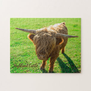 Hochlandrinder für Tier- und Nutztiere Puzzle