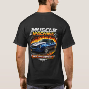 Hochleistungs-Oldtimer-Kunst T-Shirt