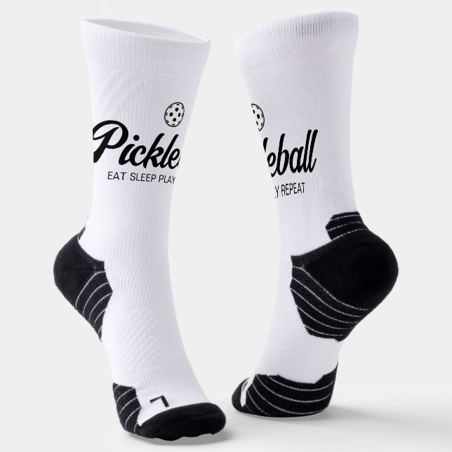 Hochleistungs-Sportsocken aus weißem Pickleball Socken (Gewinkelt)