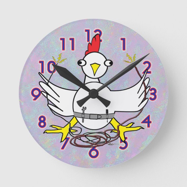 Hochnäsige Auftragnehmer-Uhr Runde Wanduhr (Vorderseite)