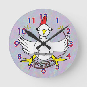 Hochnäsige Auftragnehmer-Uhr Runde Wanduhr