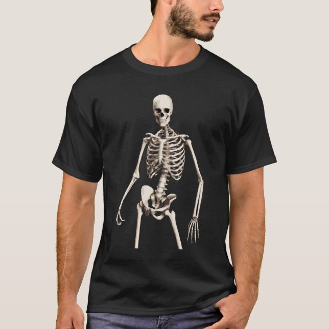 Hochnäsiges skeleton T-Shirt (Vorderseite)