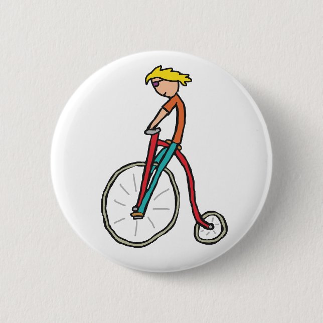 Hochrad Button (Vorderseite)