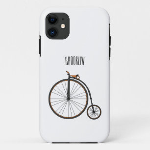 Hochrad Fahrrad Cartoon-Illustration Case-Mate iPhone Hülle