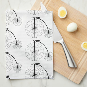 Hochrad-Fahrrad-Design Geschirrtuch