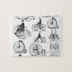 Hochrad Fahrrad Penny Farthing Puzzle
