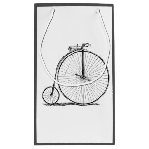 Hochrädriges Fahrrad Penny Farthing Kleine Geschenktüte