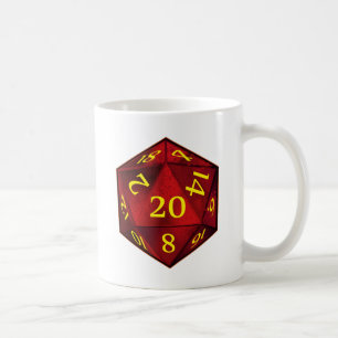 Hochrot und GoldD&D d20 FEUER die Tasse