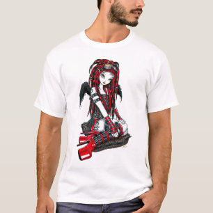 "Hochrote" rote TätowierungCyber Goth T-Shirt
