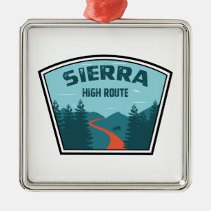 Hochroute Sierra Ornament Aus Metall