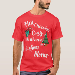HOCHSCHOKOLADE, GEMÜTLICHE BLANKETS, CHRISTMAS-FIL T-Shirt