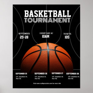  Hochschul-Basketballturnier, Basketball-Sport  Poster