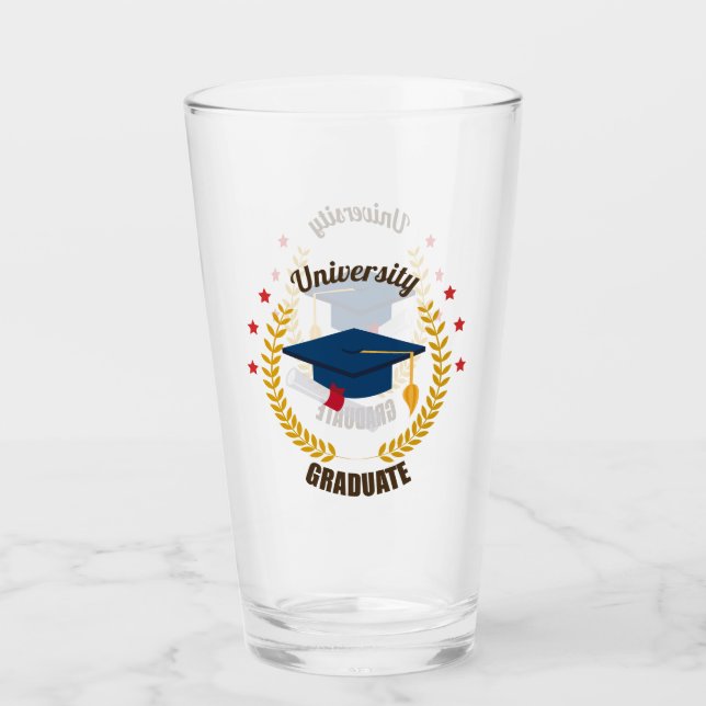 Hochschulabschluss Glas (Vorderseite)