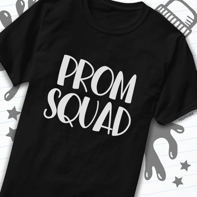 Hochschule Prom Planung Junior Senior Prom Squad T-Shirt (Von Creator hochgeladen)