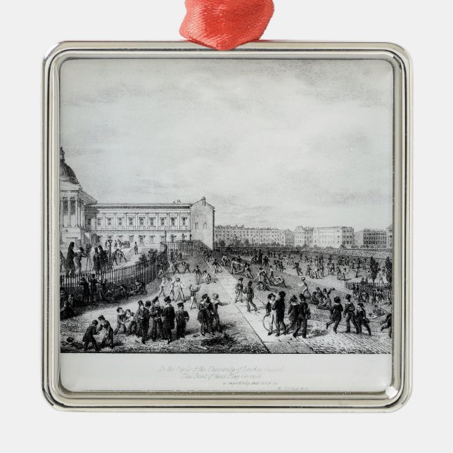 HochschulUni-Schule, London, 1835 Ornament Aus Metall (Vorne)