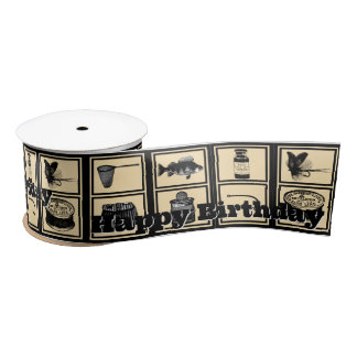 Hochseefischerei, BDay, Ribbon, Fischer Satinband