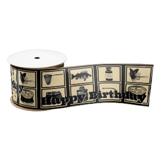 Hochseefischerei, BDay, Ribbon, Fischer Satinband