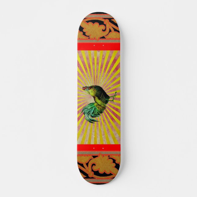 Hochseilbahn und Shine-Skateboard Skateboard (Vorne)