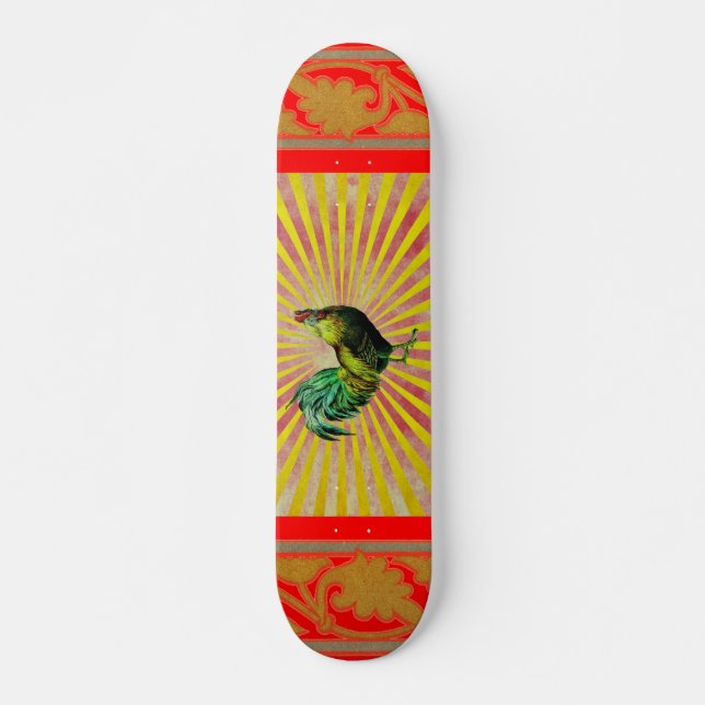 Hochseilbahn und Shine-Skateboard Skateboard (Vorne)