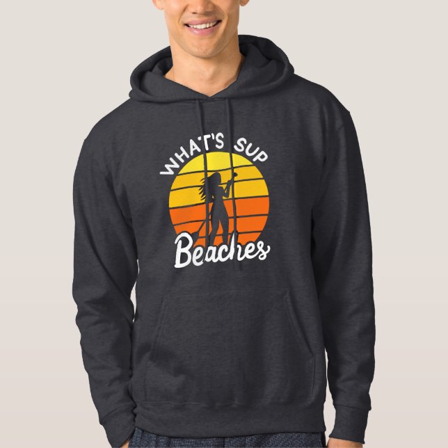 Hochseitiges Paddel-Boarding Hoodie (Vorderseite)