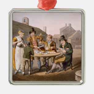 Hochsommer Eve, "vom Kostüm von Yorkshire" Ornament Aus Metall