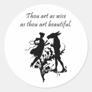 Hochsommer-Traum Runder Aufkleber