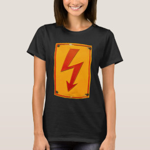 Hochspannungs-Elektro-Aktion Flash T-Shirt