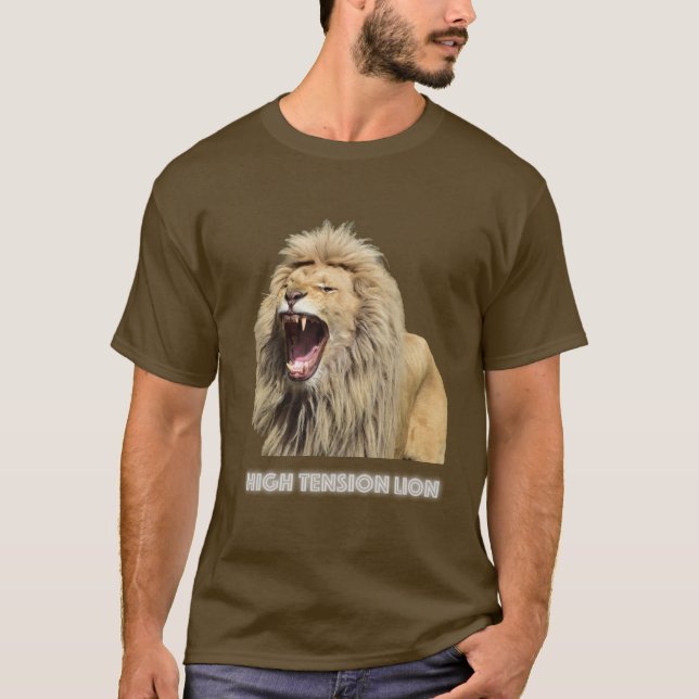 Hochspannungs-Löwe T-Shirt (Vorderseite)