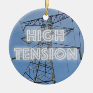 Hochspannungsturm Keramik Ornament