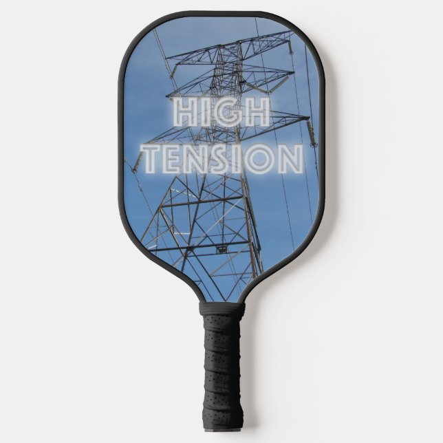 Hochspannungsturm Pickleball Schläger (Vorderseite)